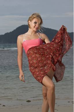Пляжная юбка-сарафан  N127