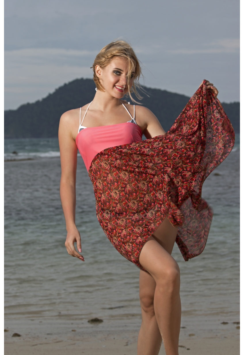 Пляжная юбка-сарафан  N127